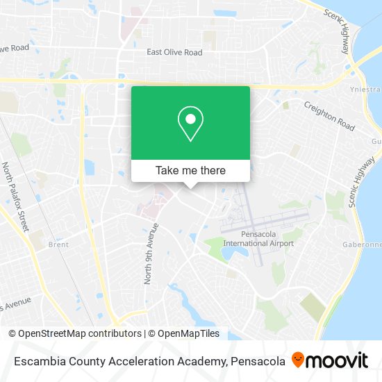 Escambia County Acceleration Academy map