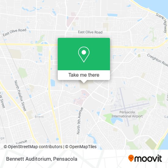 Bennett Auditorium map