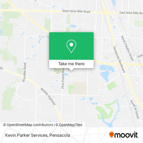 Kevin Parker Services map