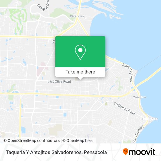 Mapa de Taqueria Y Antojitos Salvadorenos