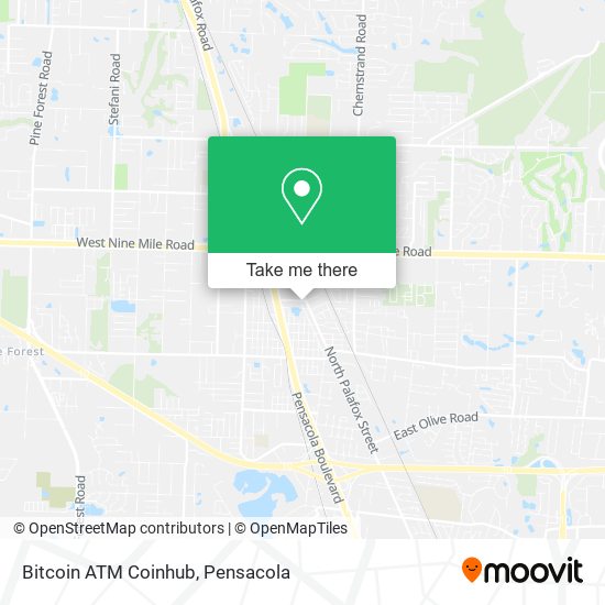 Mapa de Bitcoin ATM Coinhub