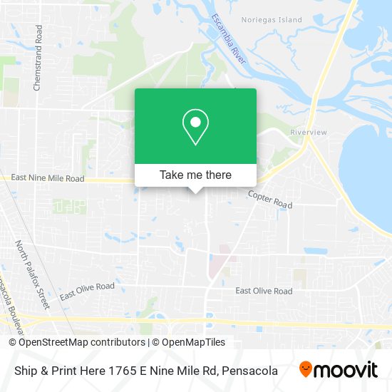 Ship & Print Here 1765 E Nine Mile Rd map