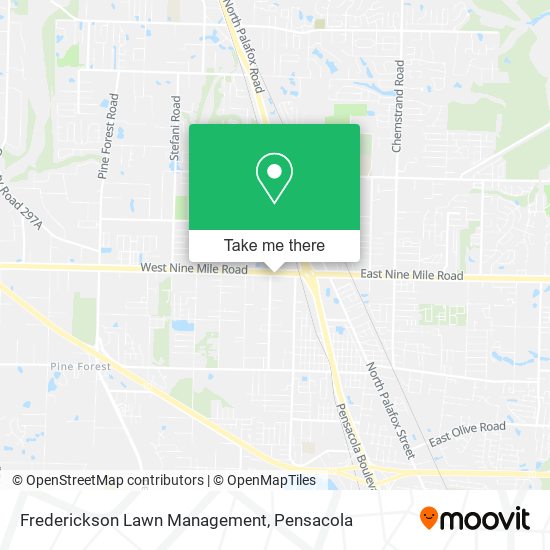 Mapa de Frederickson Lawn Management