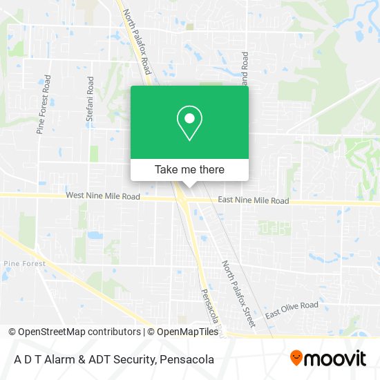 A D T Alarm & ADT Security map