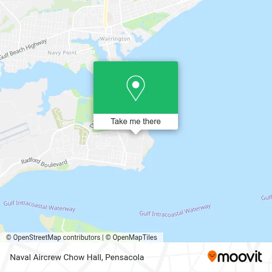 Naval Aircrew Chow Hall map