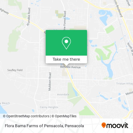 Mapa de Flora Bama Farms of Pensacola