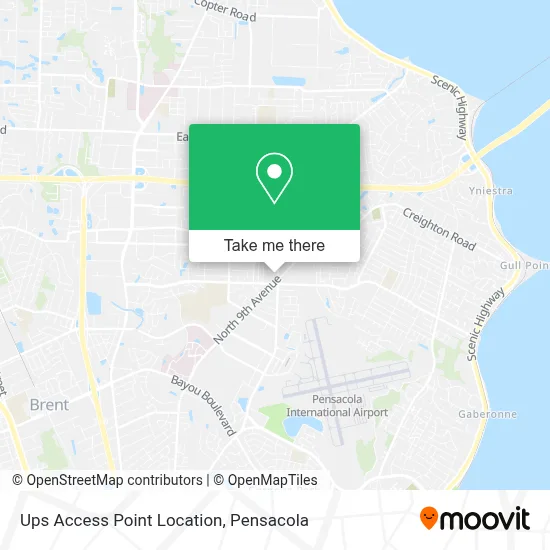 Ups Access Point Location map