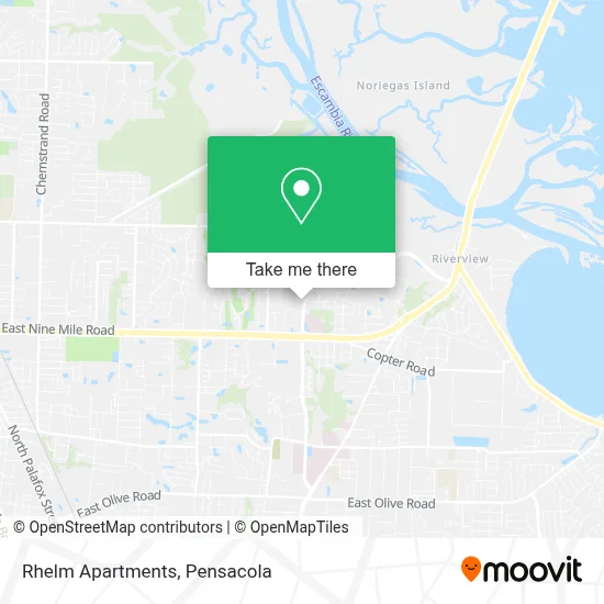 Rhelm Apartments map