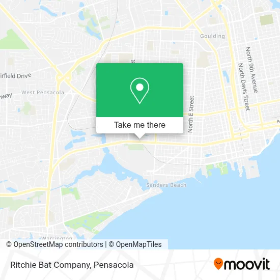 Ritchie Bat Company map