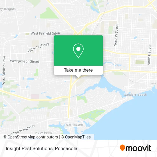 Insight Pest Solutions map