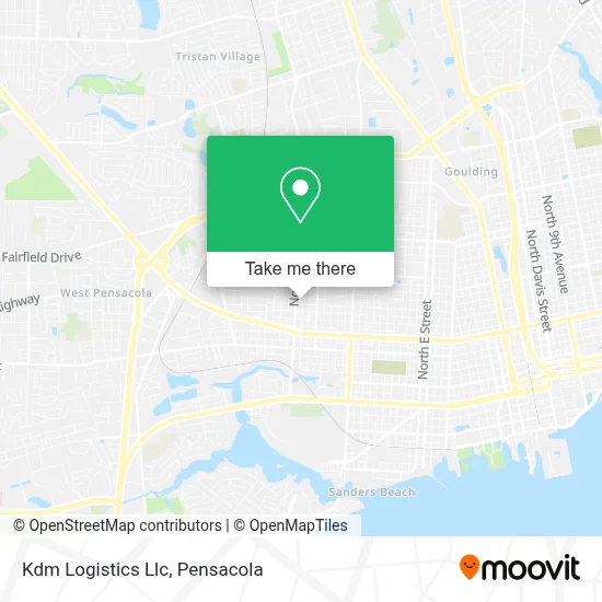 Kdm Logistics Llc map