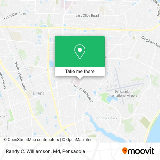 Randy C. Williamson, Md map