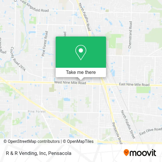 R & R Vending, Inc map