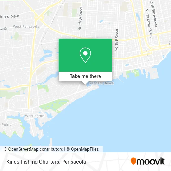 Kings Fishing Charters map