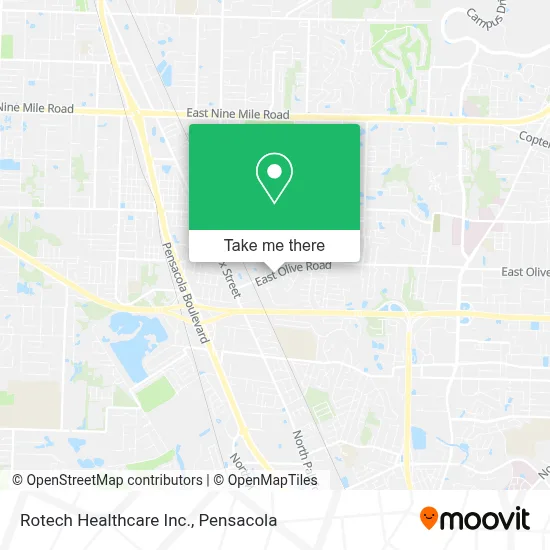 Rotech Healthcare Inc. map