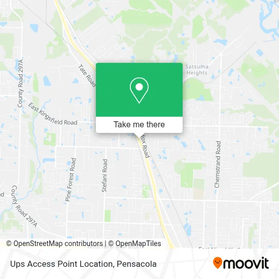 Ups Access Point Location map