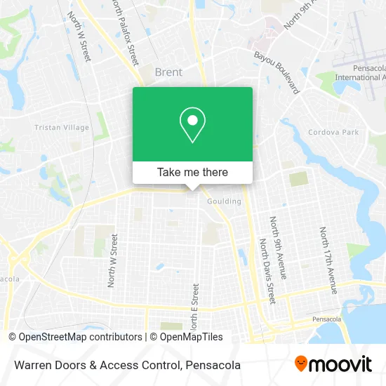 Warren Doors & Access Control map