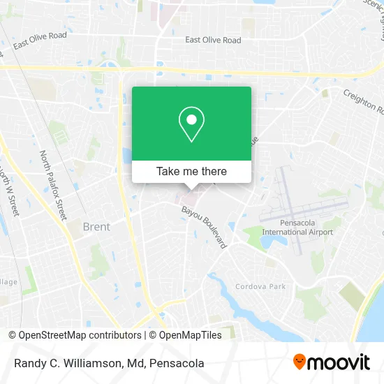Randy C. Williamson, Md map