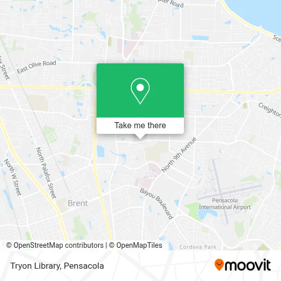 Tryon Library map
