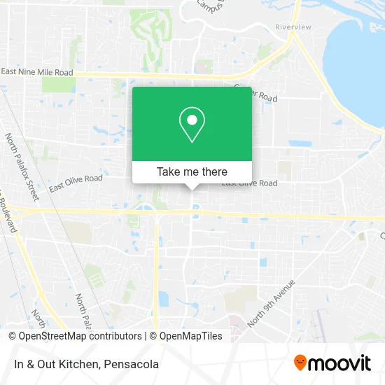 In & Out Kitchen map