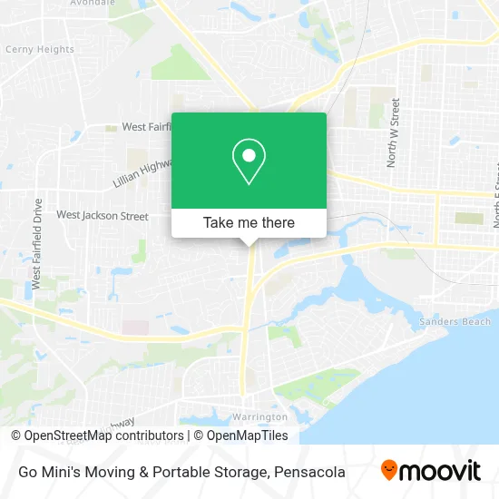 Go Mini's Moving & Portable Storage map