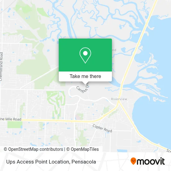 Ups Access Point Location map