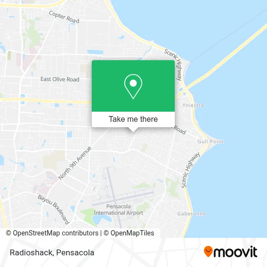 Radioshack map