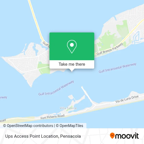 Ups Access Point Location map