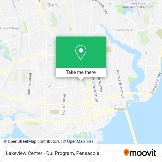 Lakeview Center - Dui Program map