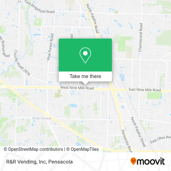 R&R Vending, Inc map