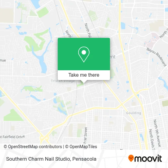 Southern Charm Nail Studio map