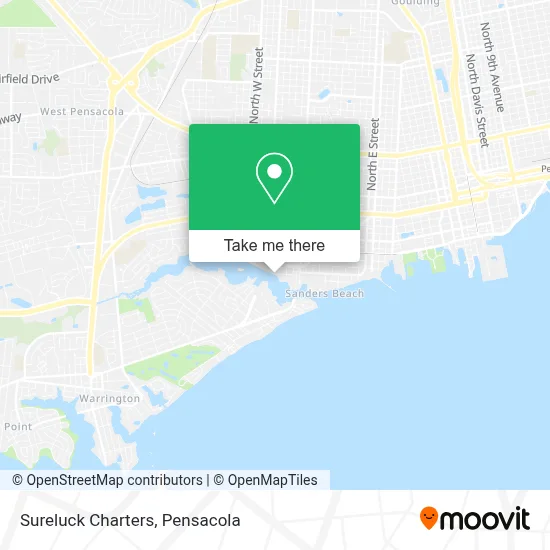 Sureluck Charters map