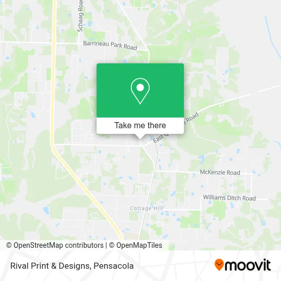 Rival Print & Designs map