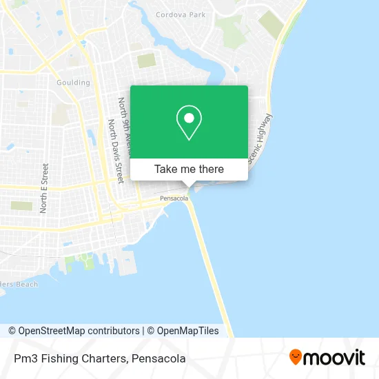 Pm3 Fishing Charters map