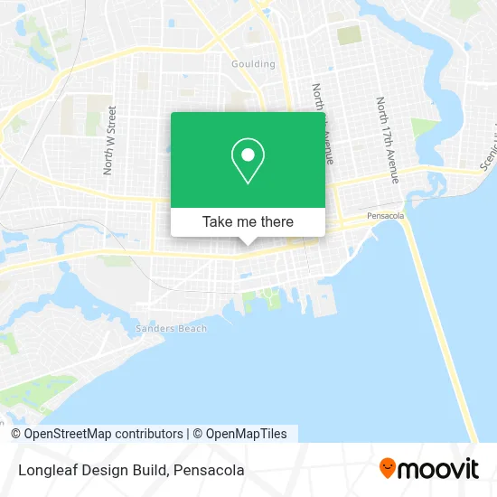 Longleaf Design Build map