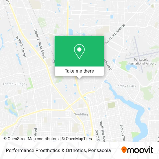 Performance Prosthetics & Orthotics map