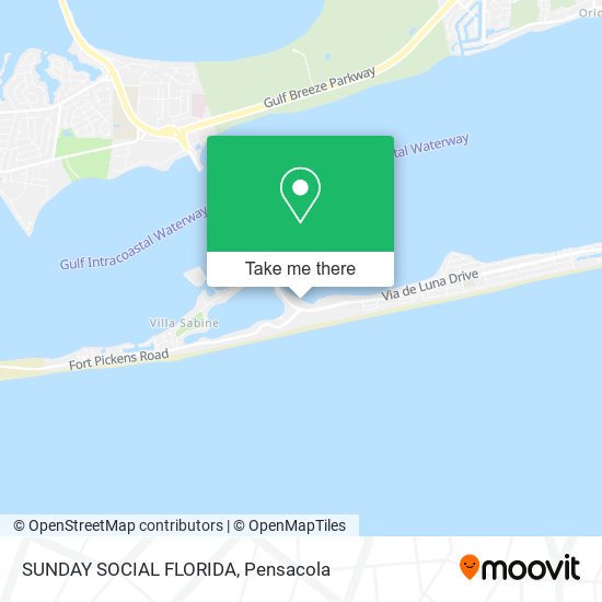 Mapa de SUNDAY SOCIAL FLORIDA