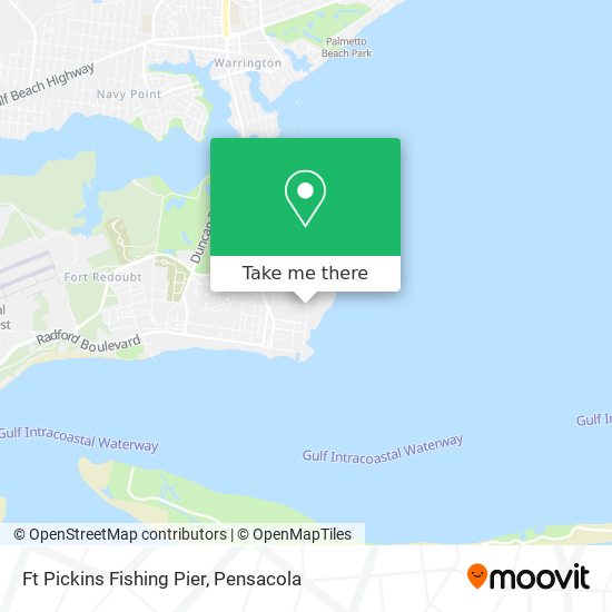 Ft Pickins Fishing Pier map