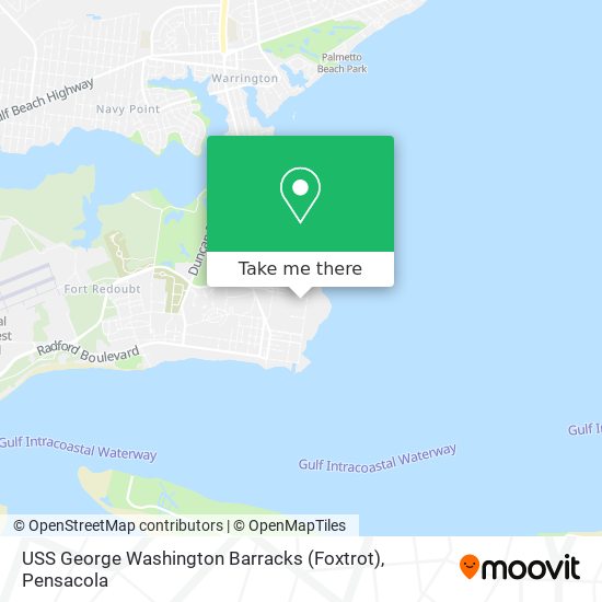 USS George Washington Barracks (Foxtrot) map