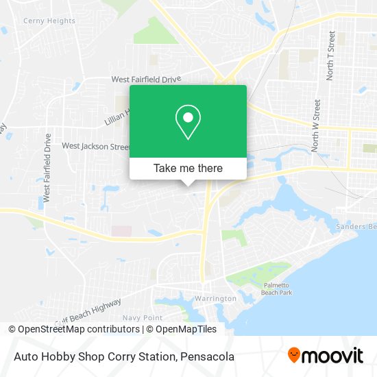Auto Hobby Shop Corry Station map