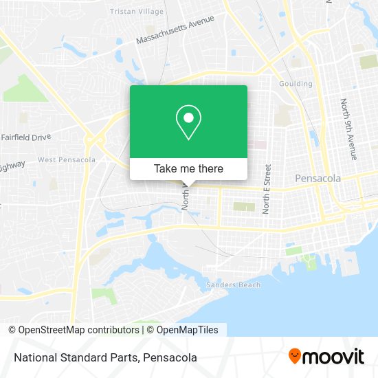 National Standard Parts map
