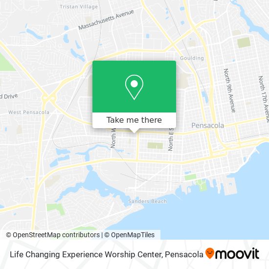 Mapa de Life Changing Experience Worship Center