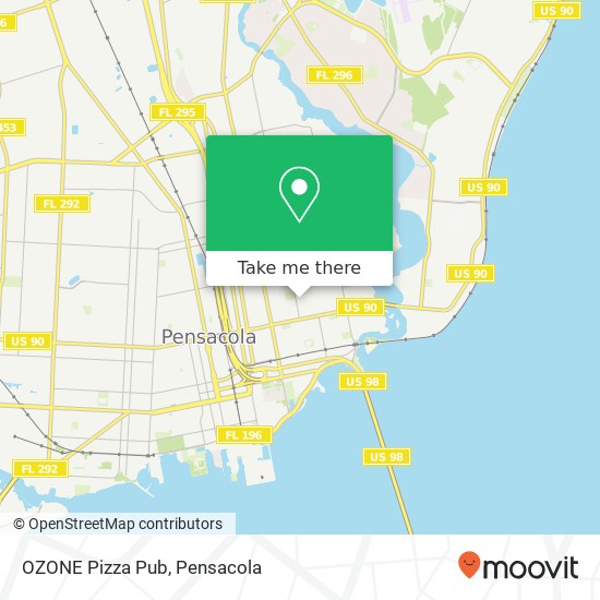 OZONE Pizza Pub map