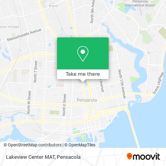 Mapa de Lakeview Center MAT