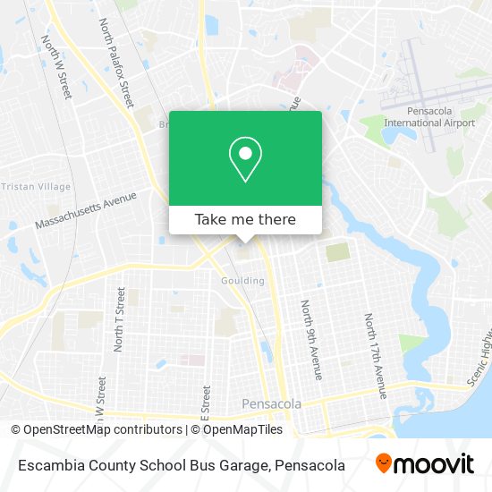 Mapa de Escambia County School Bus Garage