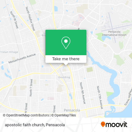 Mapa de apostolic faith church