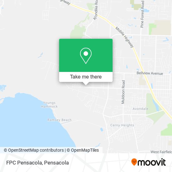 FPC Pensacola map