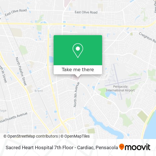 Mapa de Sacred Heart Hospital 7th Floor - Cardiac