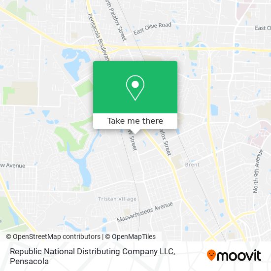 Republic National Distributing Company LLC map