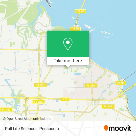 Pall Life Sciences map